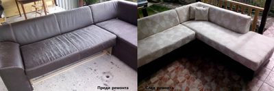 Претапициране на ъглов диван - Тапициране Ъглови дивани Добрич и Варна