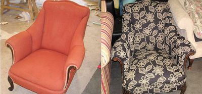 Претапициране на веницианско кресло